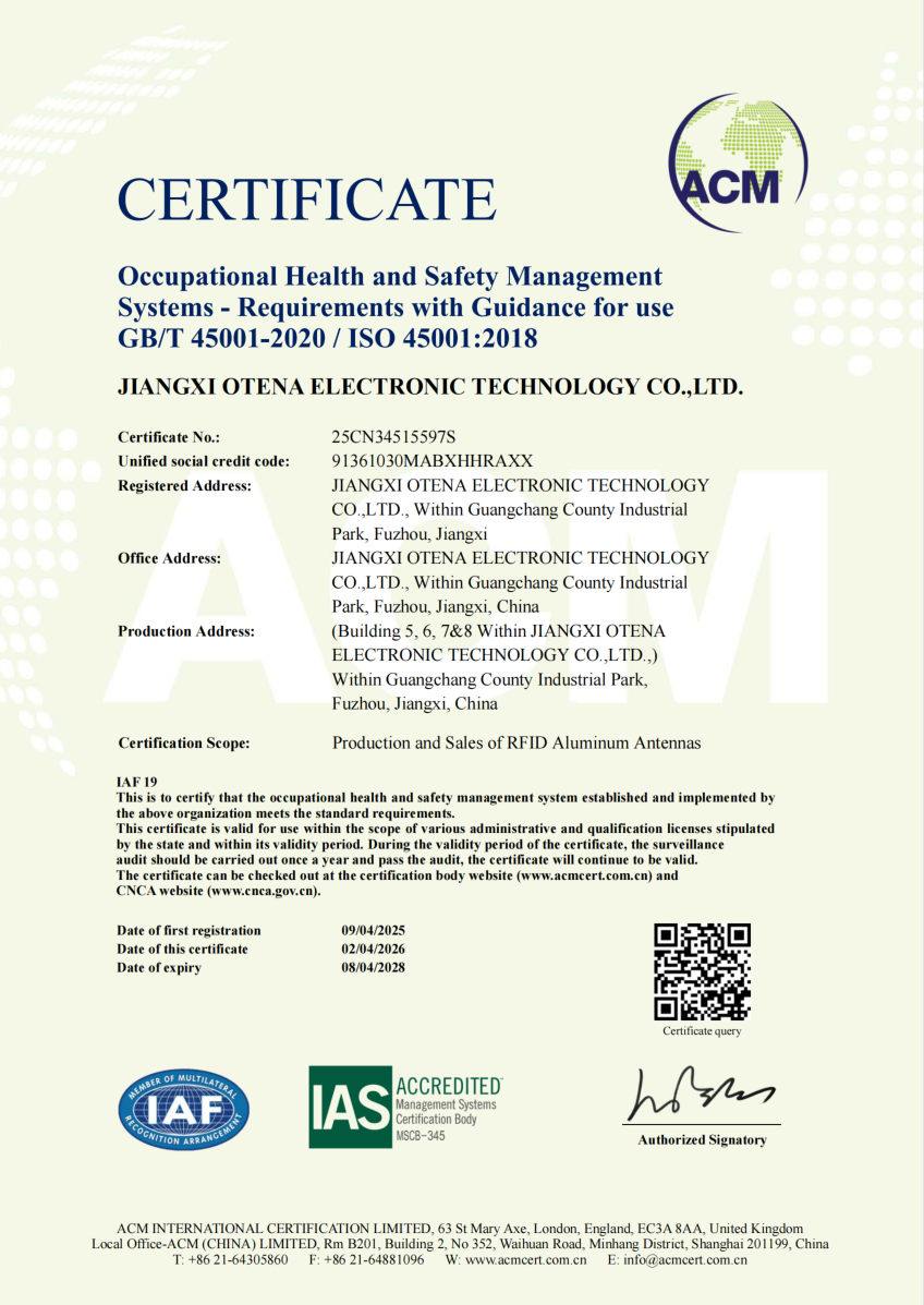 Certification